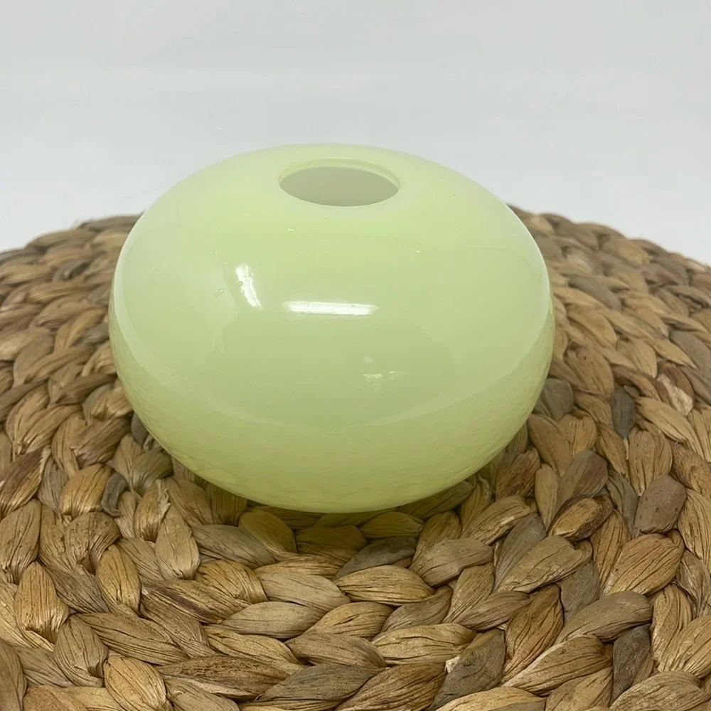 IKEA Glass Bud Vase Hand Blown Pale Green Barbro Wesslander Pia Amsell
